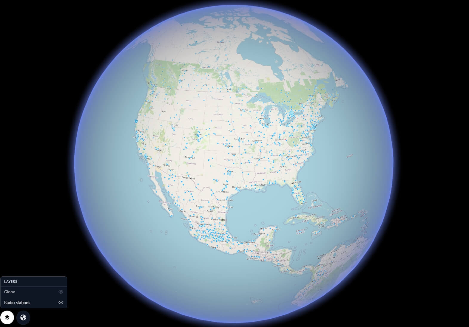 Live Radio Stations on the Globe